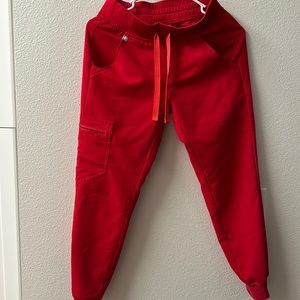 Figs, Red jogger, pants XS